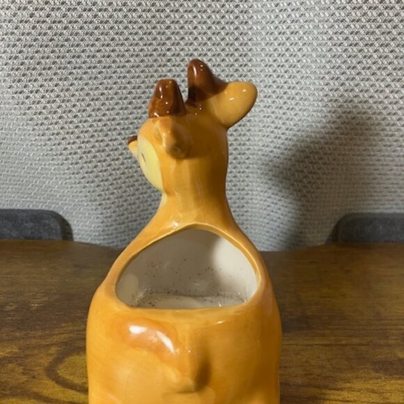 Vintage Ceramic Deer Planter/Pot by Dexter 5"‎ - Picture 4 of 5